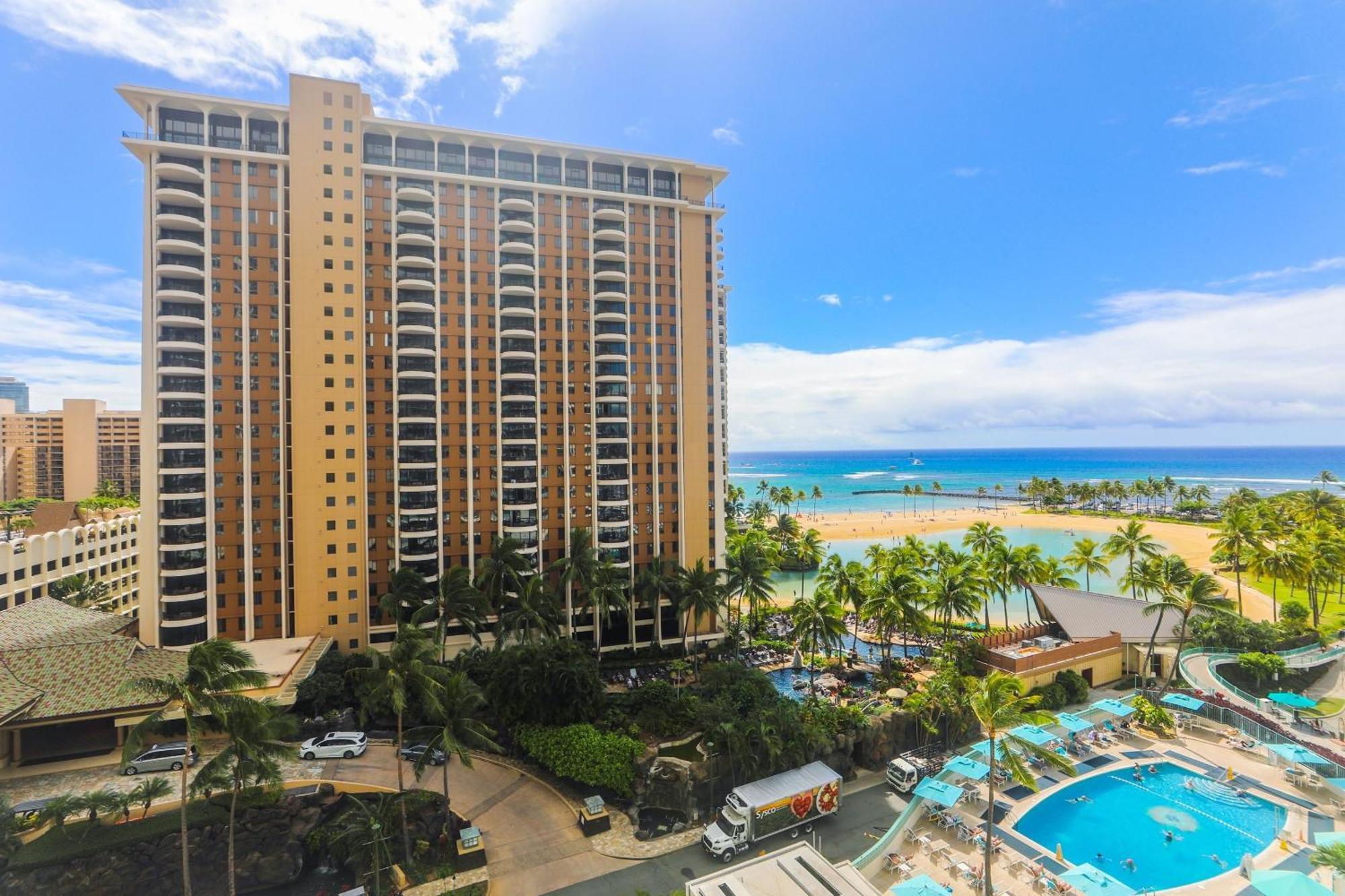 Ilikai Tower One Bedroom Lagoon View Waikiki Condos With Lanai & Free Wifi 호놀룰루 객실 사진